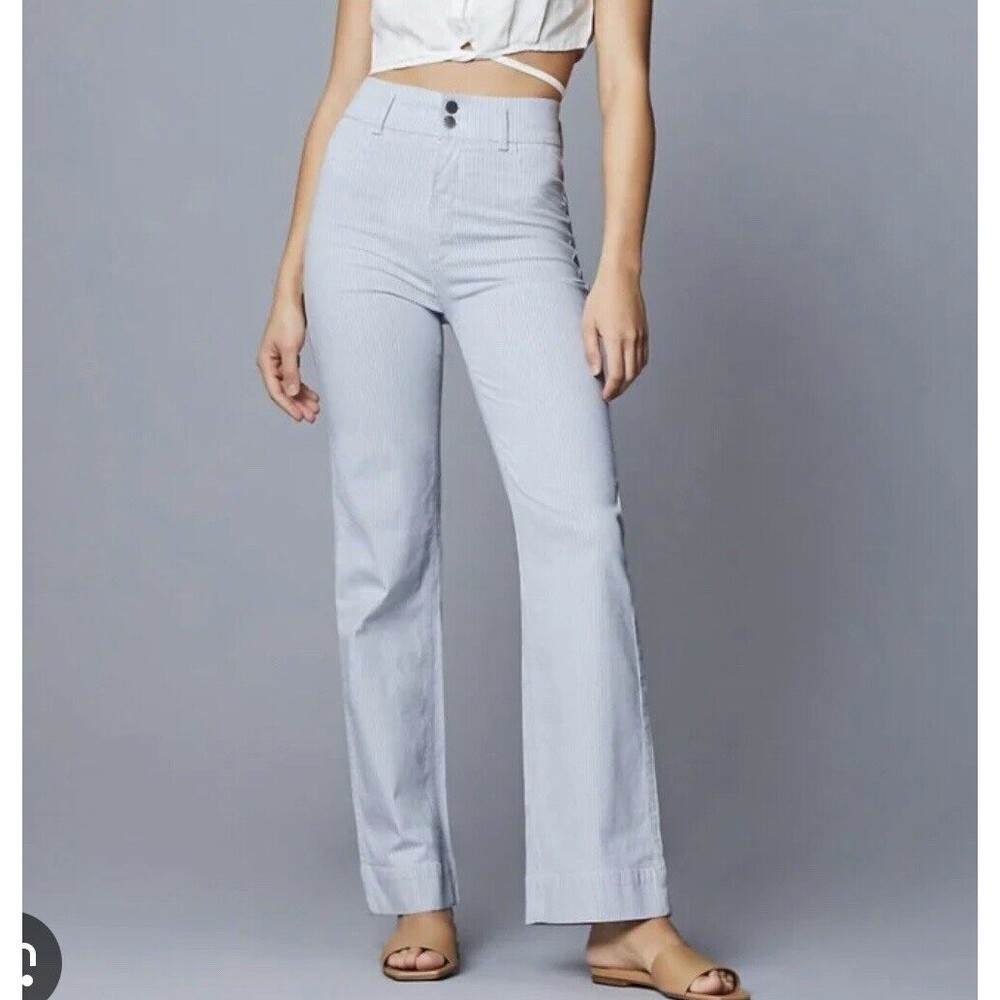 DL1961 Light Gray Wide Leg Pants